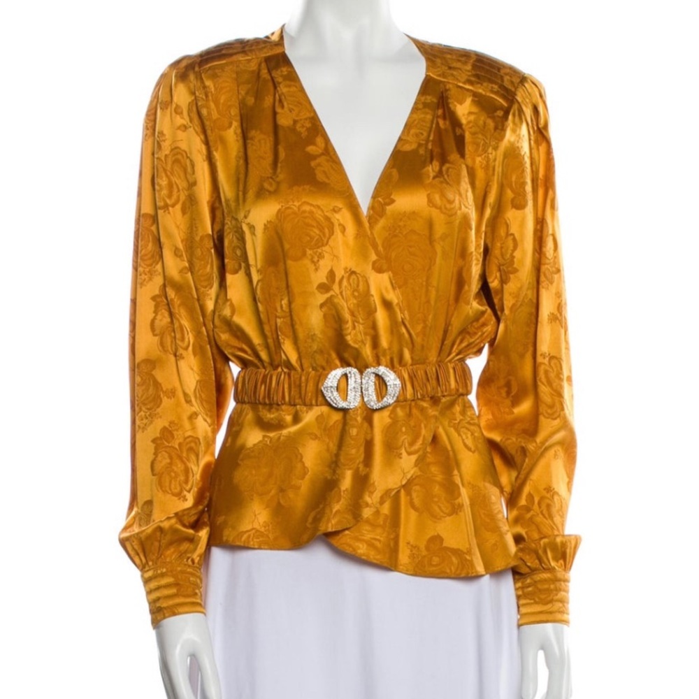 Ronny Kobo silk top- M NWT